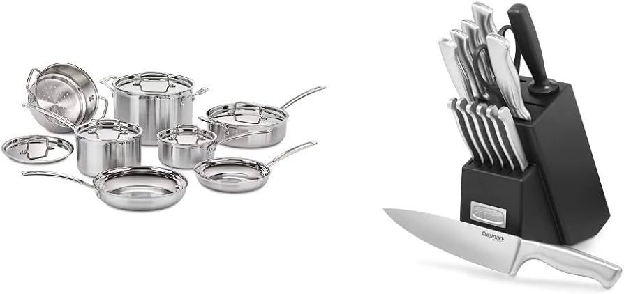 Cuisinart MCP-12N Multiclad Pro Stainless Steel Cookware Set