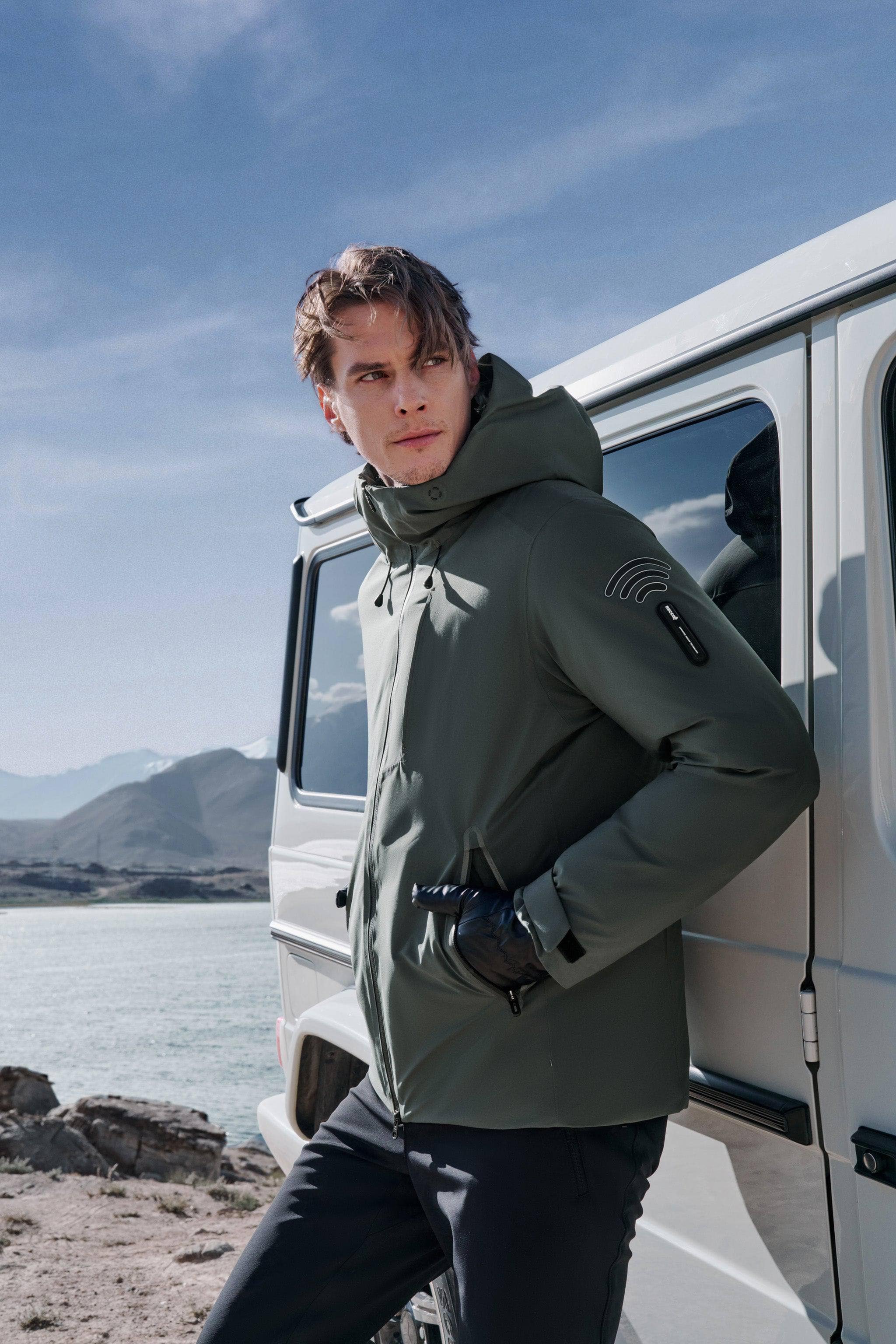 Hooded Goose Down Parka