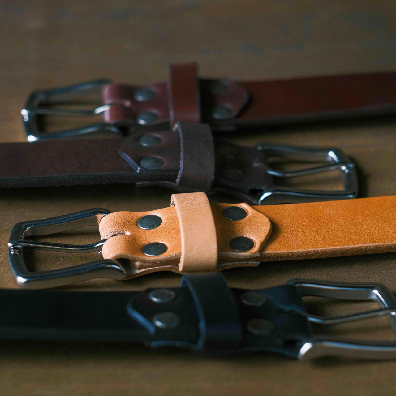 Old Bull Leather Belt