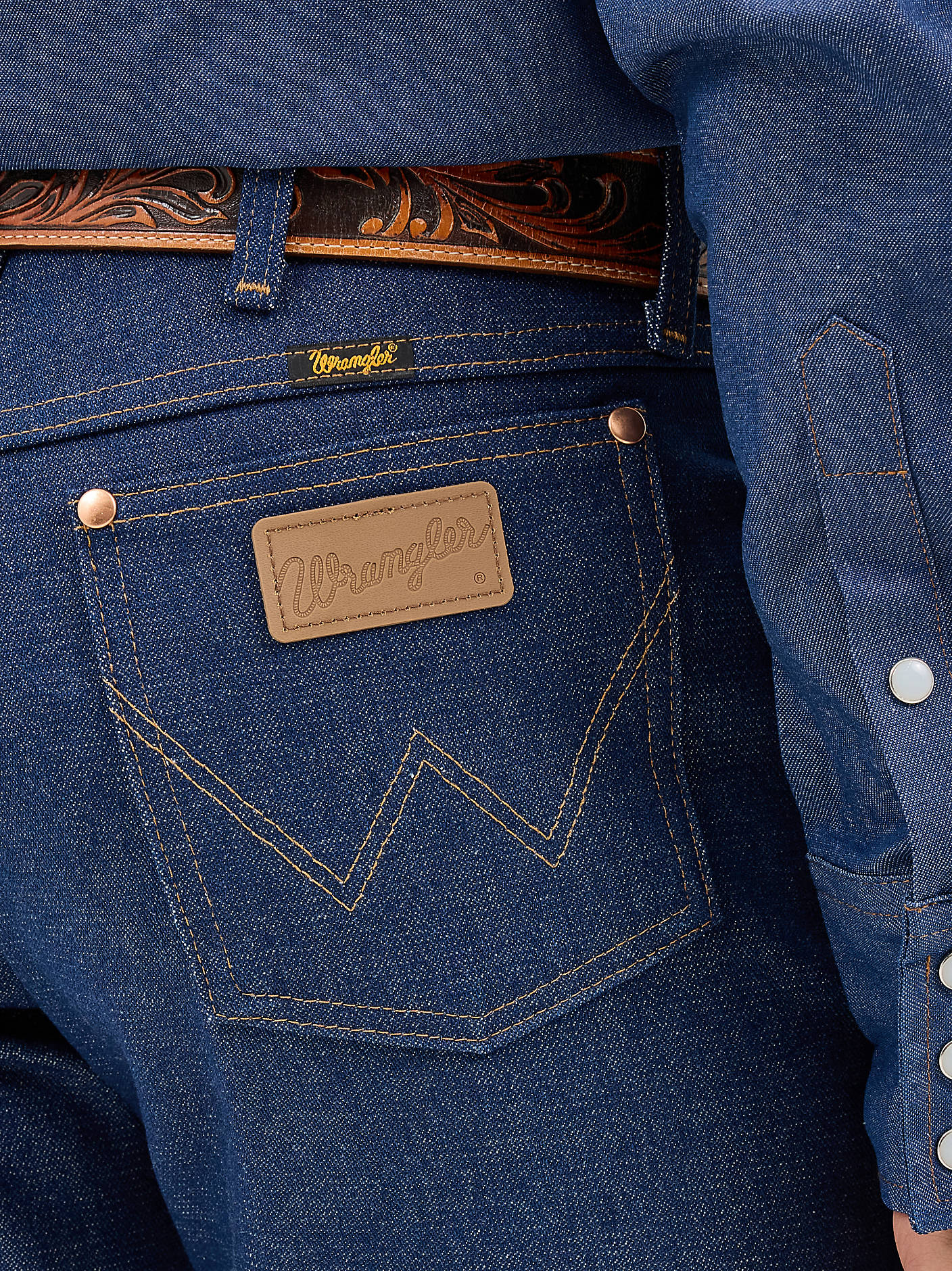 Wrangler Wrangler Regular Fit Cowboy Cut Rigid Indigo