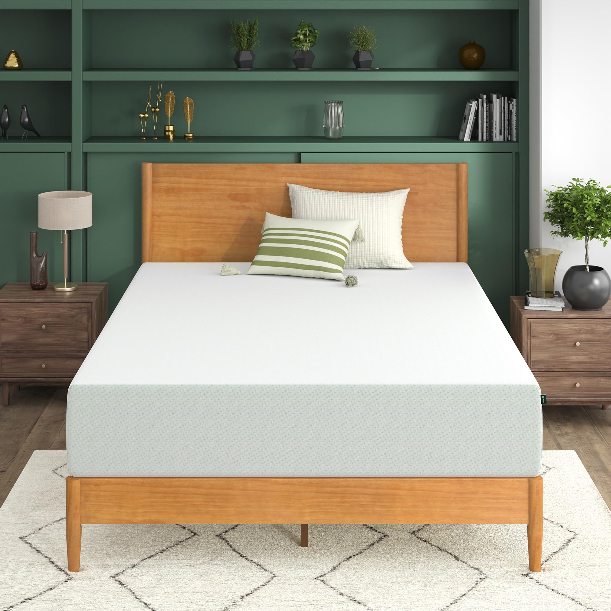 Zinus Memory Foam 12 Inch Green Tea